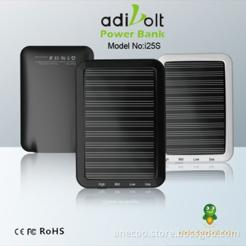 Adivolt 2500mAh Portable Solar Power Universal Mobile Phone Charger